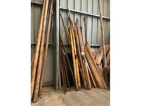 Diverse houten balken, planken en platen (ca. 60x) - afbeelding 4 van  5