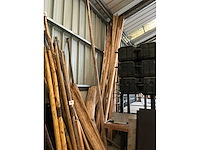 Diverse houten balken, planken en platen (ca. 60x) - afbeelding 5 van  5