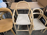 Diverse houten bijzetstoelen flexfurn (22x) - afbeelding 5 van  9
