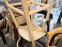 Diverse houten bijzetstoelen flexfurn (22x) - afbeelding 7 van  9