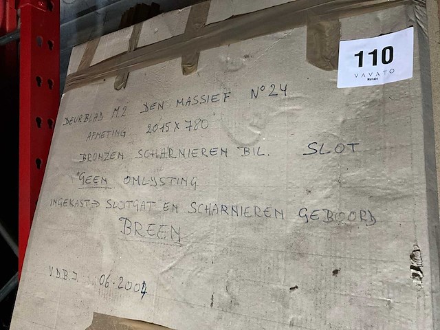 Diverse houten binnendeuren (6x) - afbeelding 3 van  6