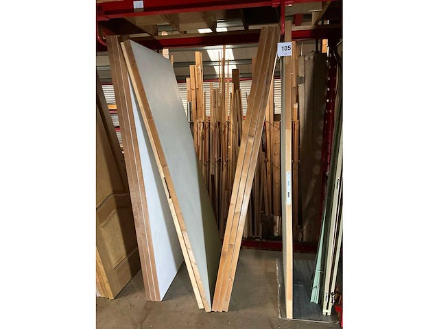 Diverse houten binnendeuren (9x) - afbeelding 2 van  8