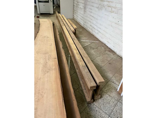 Diverse houten inleggers/balken (4x) - afbeelding 2 van  6