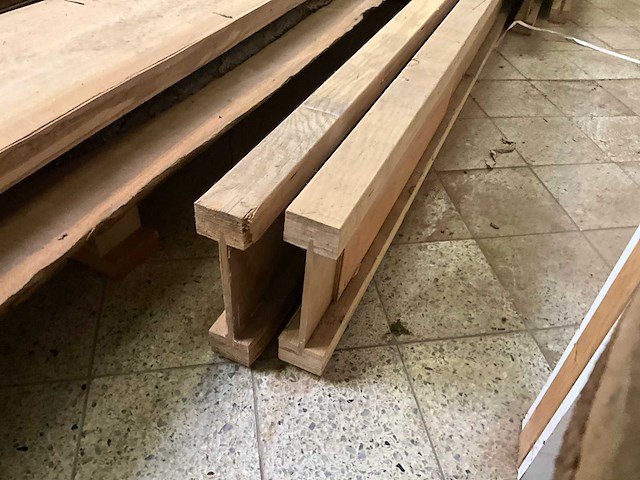 Diverse houten inleggers/balken (4x) - afbeelding 6 van  6