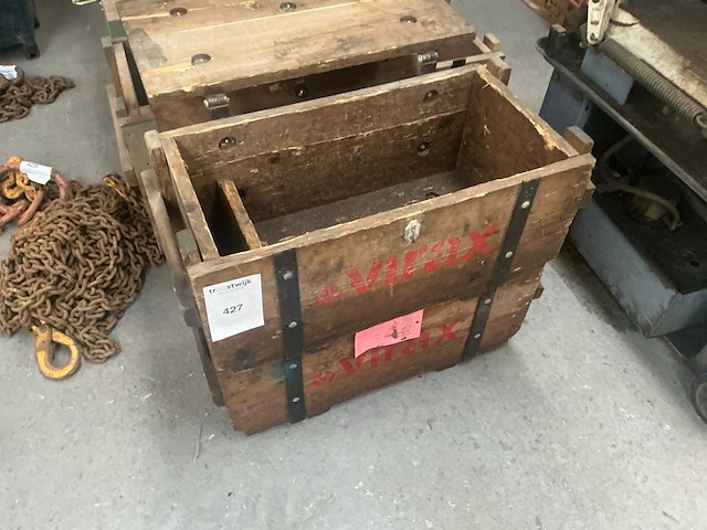 Diverse houten kisten (5x) - afbeelding 2 van  8