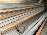 Diverse houten planken en latten (125x) - afbeelding 3 van  7