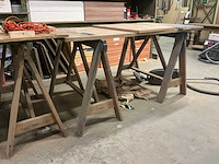 Diverse houten schragen (16x) - afbeelding 5 van  6