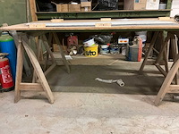 Diverse houten schragen (16x) - afbeelding 6 van  6