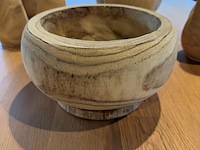 Diverse houten vazen/schalen - afbeelding 4 van  5