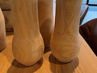 Diverse houten vazen/schalen - afbeelding 5 van  5