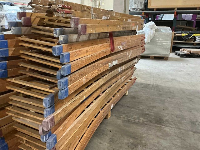 Diverse houten vouwladders (12x) - afbeelding 5 van  5