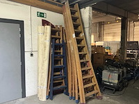 Diverse houten vouwladders (8x) - afbeelding 1 van  4