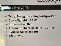 Diverse inbouwspeakers - afbeelding 3 van  11