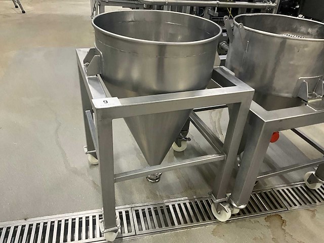 Diverse industriële rvs mengketels (2x) - afbeelding 10 van  11