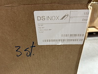 Diverse inox rookgas kanalen + koppelstukken (nieuw) - afbeelding 4 van  23