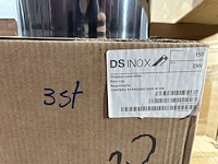 Diverse inox rookgas kanalen + koppelstukken (nieuw) - afbeelding 7 van  23