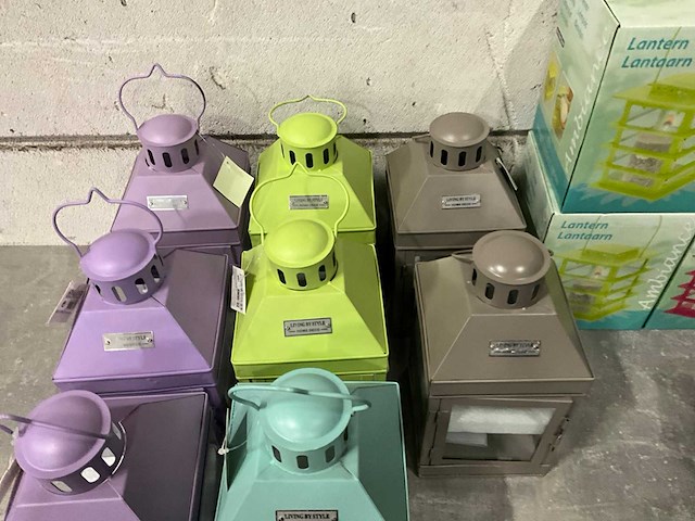 Diverse kleuren lantaarns (14x) - afbeelding 3 van  6