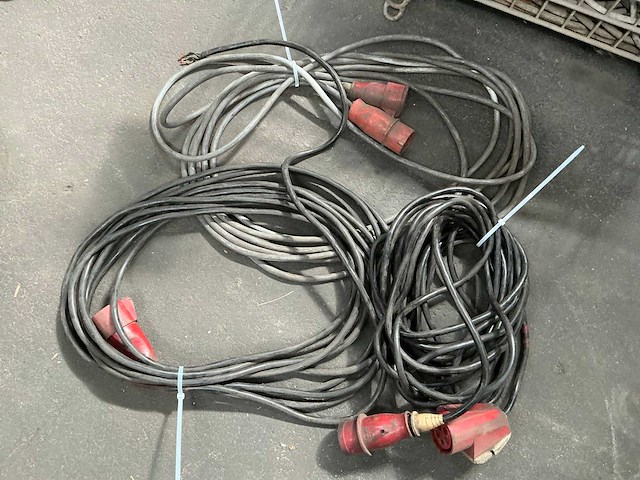 Diverse krachtstroom kabel (3x) - afbeelding 1 van  4