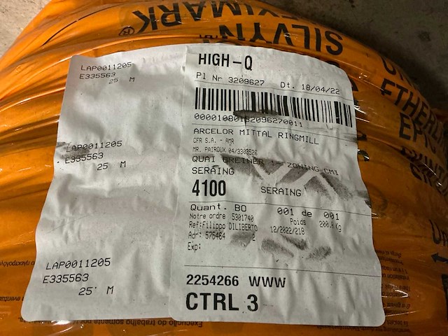 Diverse krachtstroom kabels (3x) - afbeelding 3 van  9