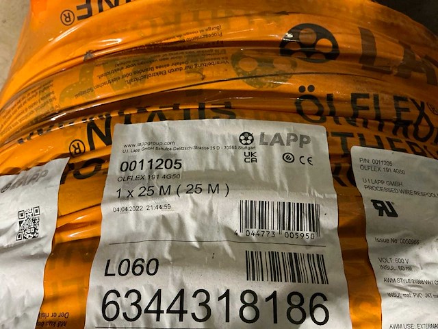 Diverse krachtstroom kabels (3x) - afbeelding 4 van  9