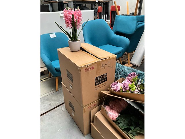 Diverse kunstbloemen - afbeelding 3 van  3