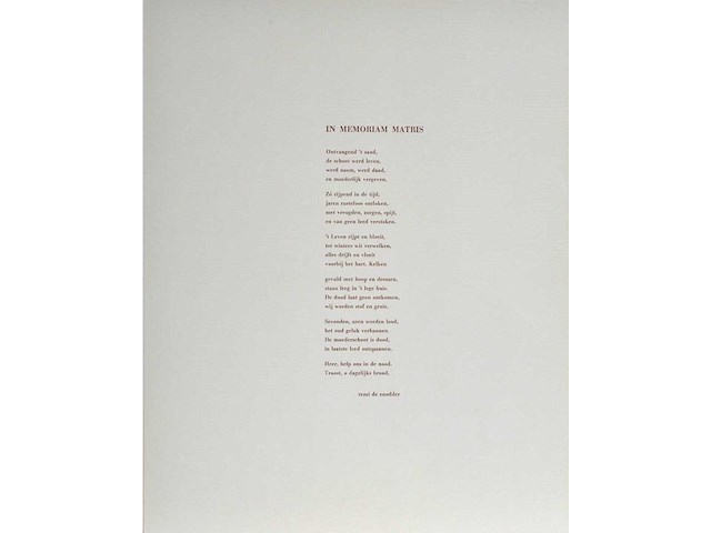Diverse kunstenaars - 5 prints en 6 gedichten - kunstmap - afbeelding 13 van  25