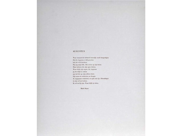 Diverse kunstenaars - 5 prints en 6 gedichten - kunstmap - afbeelding 15 van  25