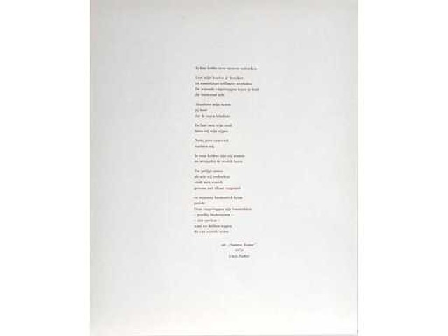 Diverse kunstenaars - 5 prints en 6 gedichten - kunstmap - afbeelding 18 van  25