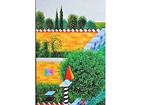 Diverse kunstenaars - 5 prints en 6 gedichten - kunstmap - afbeelding 24 van  25