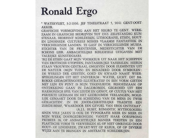 Diverse kunstenaars - lot van 10 prints - diverse technieken - afbeelding 17 van  38