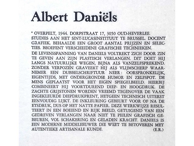 Diverse kunstenaars - lot van 10 prints - diverse technieken - afbeelding 29 van  38