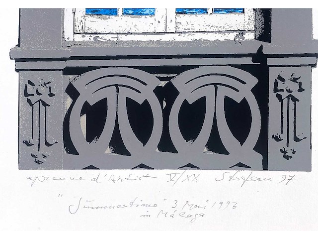 Diverse kunstenaars - lot van 10 prints - diverse technieken - afbeelding 7 van  42