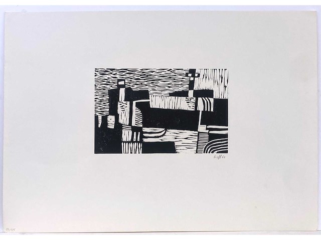 Diverse kunstenaars - lot van 10 prints - diverse technieken - afbeelding 15 van  42