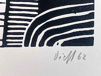 Diverse kunstenaars - lot van 10 prints - diverse technieken - afbeelding 17 van  42