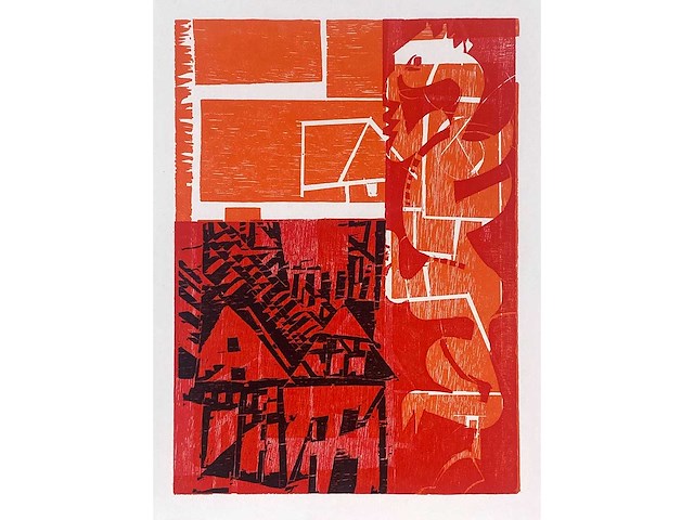 Diverse kunstenaars - lot van 10 prints - diverse technieken - afbeelding 23 van  42