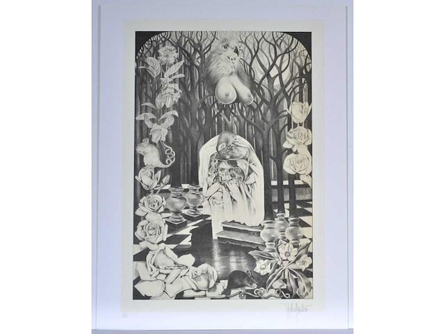 Diverse kunstenaars - lot van 6 zeefdrukken: burssens/ goezu / hoenraet... - afbeelding 29 van  41