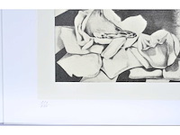 Diverse kunstenaars - lot van 6 zeefdrukken: burssens/ goezu / hoenraet... - afbeelding 32 van  41