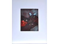 Diverse kunstenaars - lot van 6 zeefdrukken: burssens/ goezu / hoenraet... - afbeelding 39 van  41