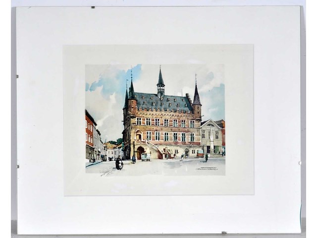 Diverse kunstenaars - lot van 9 in gelijste werken: roland devolder/ herman verbaere / weemaes... - afbeelding 16 van  46
