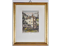 Diverse kunstenaars - lot van 9 in gelijste werken: roland devolder/ herman verbaere / weemaes... - afbeelding 18 van  46