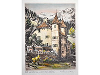 Diverse kunstenaars - lot van 9 in gelijste werken: roland devolder/ herman verbaere / weemaes... - afbeelding 19 van  46