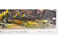 Diverse kunstenaars - lot van 9 in gelijste werken: roland devolder/ herman verbaere / weemaes... - afbeelding 20 van  46