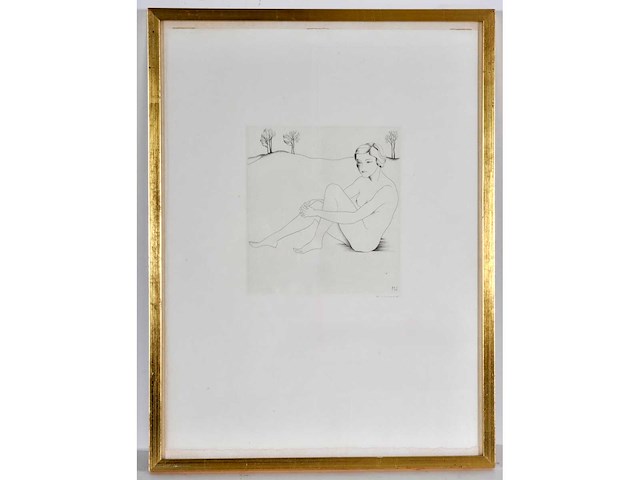 Diverse kunstenaars - lot van 9 in gelijste werken: roland devolder/ herman verbaere / weemaes... - afbeelding 37 van  46