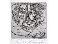 Diverse kunstenaars - lot van 9 werken op papier - afbeelding 5 van  5