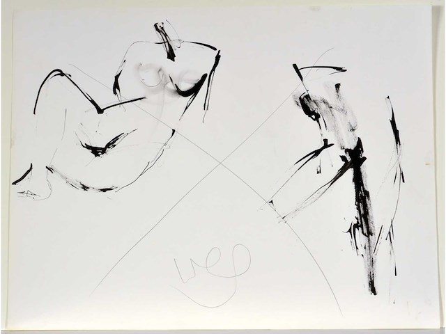 Diverse kunstenaars - lot van 9 werken op papier - afbeelding 26 van  50