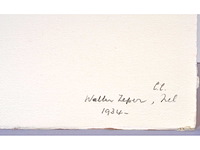Diverse kunstenaars - lot van 9 werken op papier - afbeelding 43 van  50