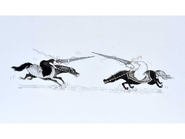Diverse kunstenaars - lot van 9 werken op papier - afbeelding 46 van  50