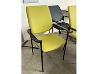 Diverse kunstlederen vergaderstoelen (4x) - afbeelding 4 van  5