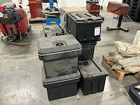 Diverse kunststof gereedschapskoffers (14x) - afbeelding 2 van  4