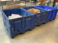 Diverse kunststof palletboxen (4x) - afbeelding 1 van  6